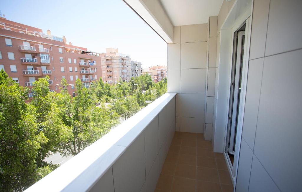 Balkón nebo terasa v ubytování Avenida Hotel