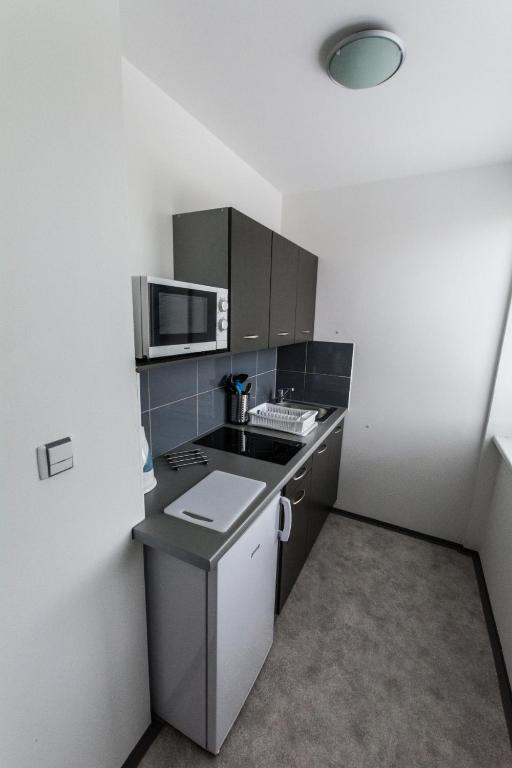 Kuchnia lub aneks kuchenny w obiekcie Apartmány Vilma