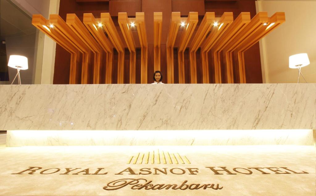Vstupní hala nebo recepce v ubytování Royal Asnof Hotel Pekanbaru
