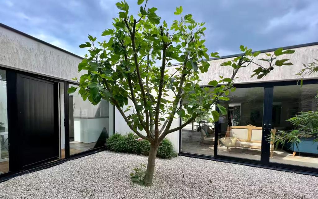 Κήπος έξω από το Maison d'architecte lumineuse Stade Pierre Mauroy