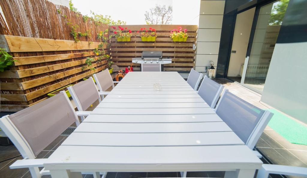 Balkón alebo terasa v ubytovaní Luxury Apartment in Sitges City