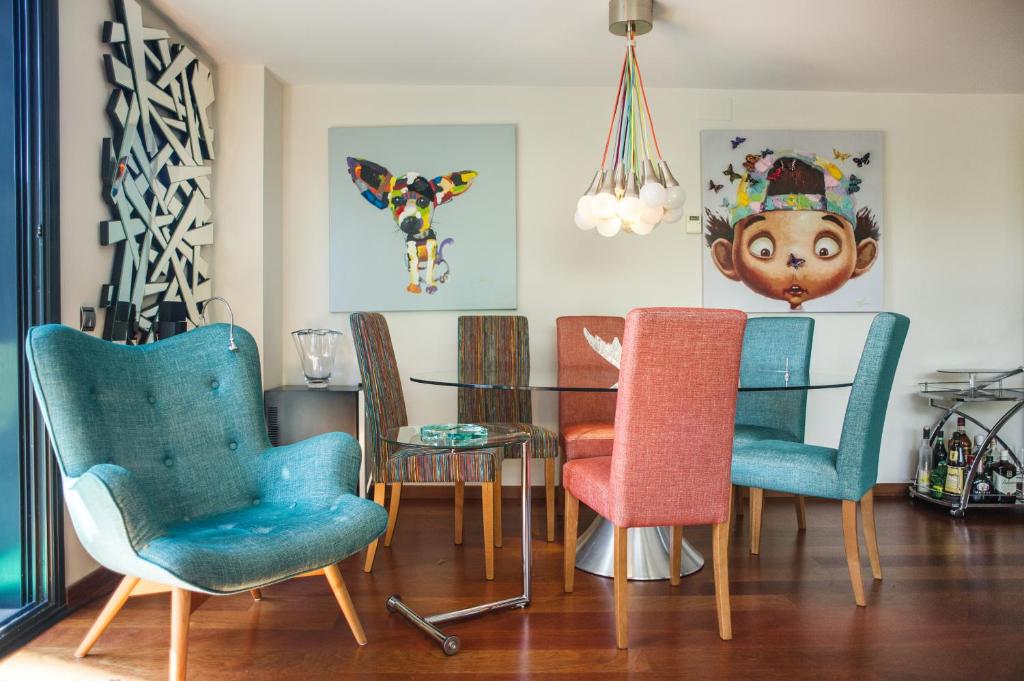 Posedenie v ubytovaní Luxury Apartment in Sitges City