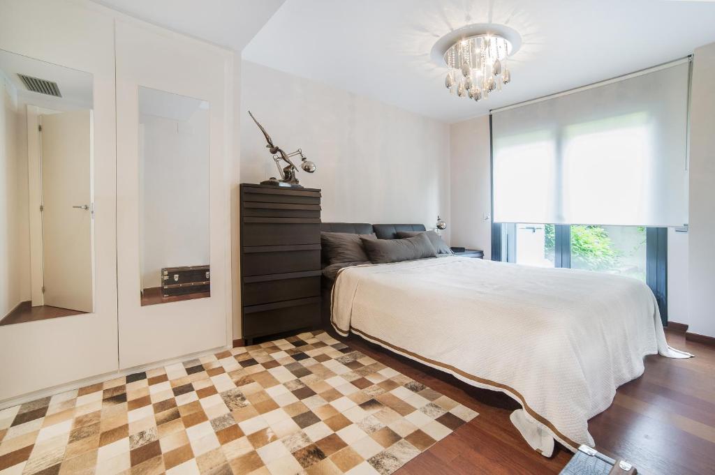 Posteľ alebo postele v izbe v ubytovaní Luxury Apartment in Sitges City