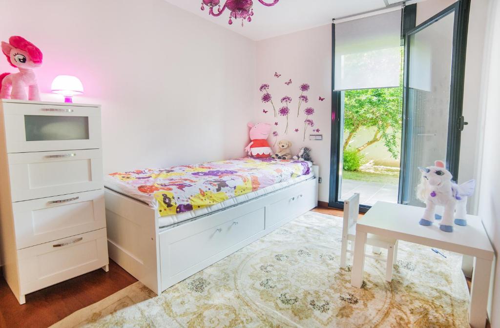 Posteľ alebo postele v izbe v ubytovaní Luxury Apartment in Sitges City