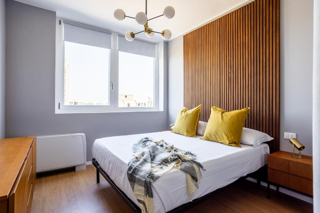 Postel nebo postele na pokoji v ubytování Sforza 13