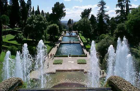 A garden outside Il Melangolo