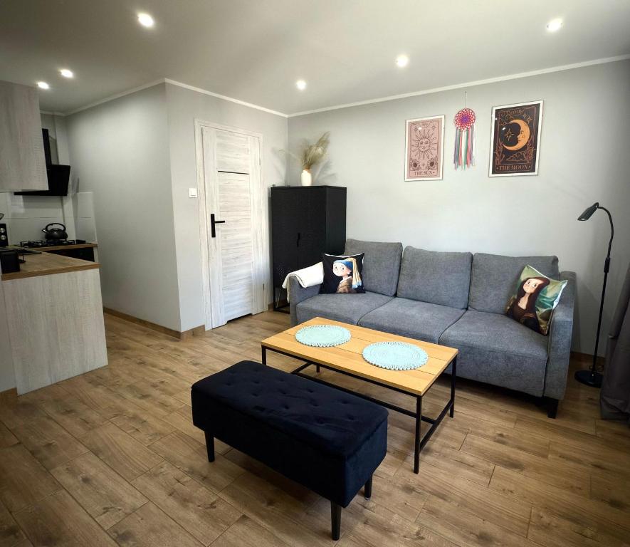 Posezení v ubytování Apartament w Centrum