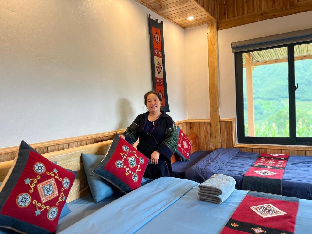 Sapa Hmong Bungalow Homestay - Habitación Familiar De Lujo