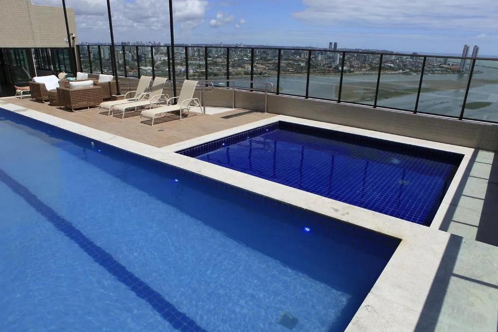 Bazén v ubytování Beach Class Excelsior - Flats no Pina por Yolo nebo v jeho okolí