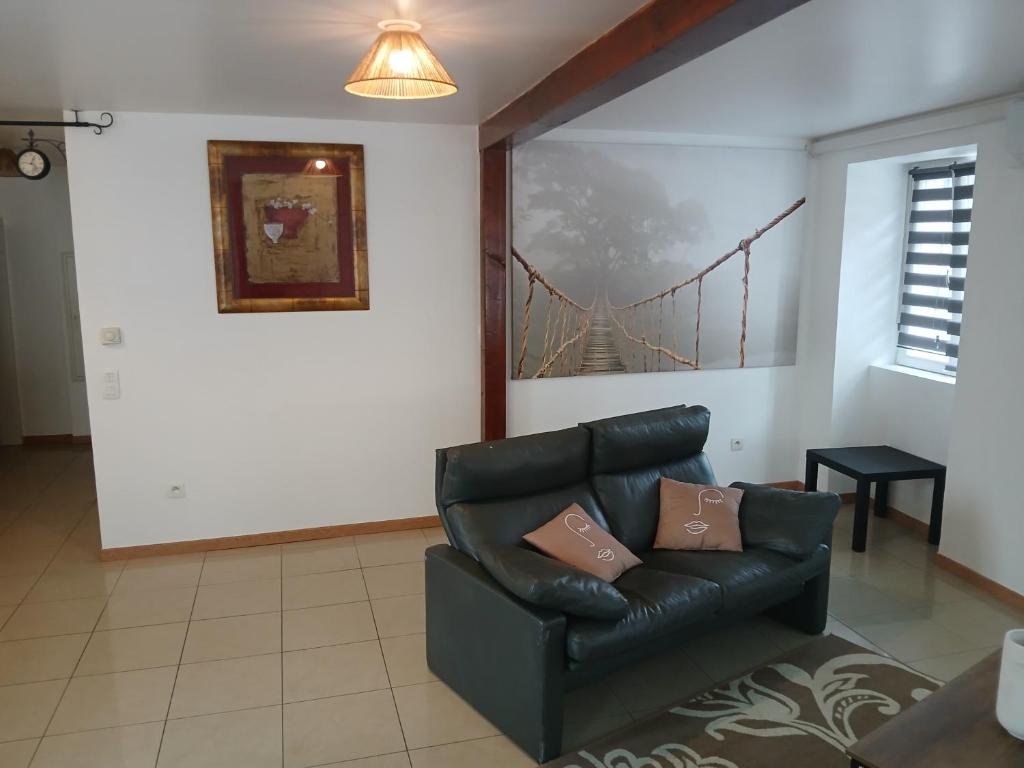 Posezení v ubytování Le Pont des Rêves Unique - Tranquille