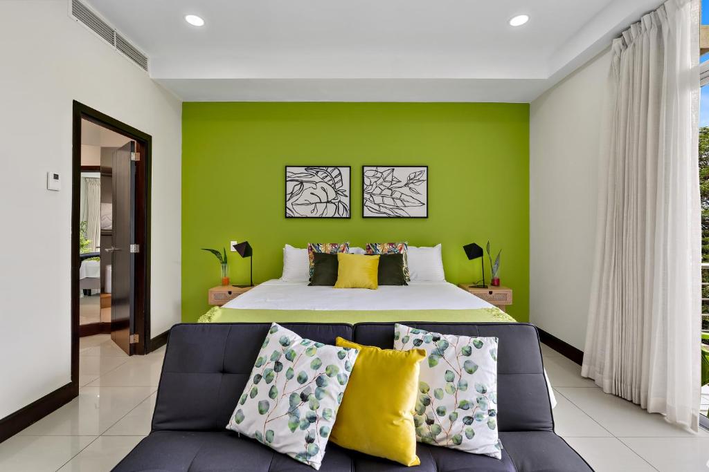 Posezení v ubytování Beautifully Decorated In The Heart Of Town