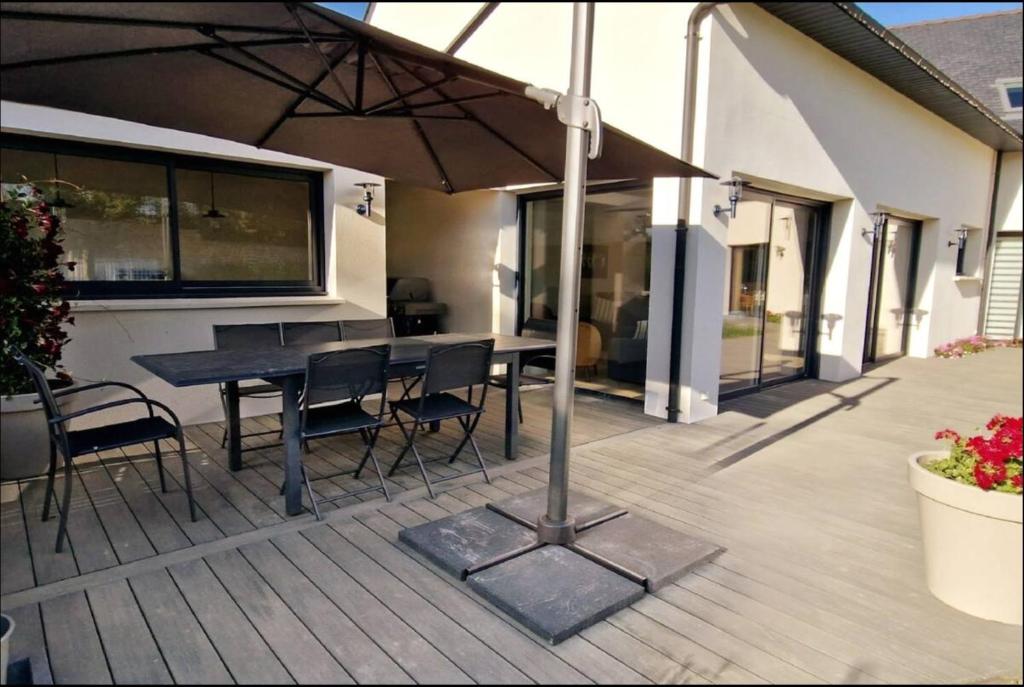 Le Garros - Maison familiale calme 300m des plages