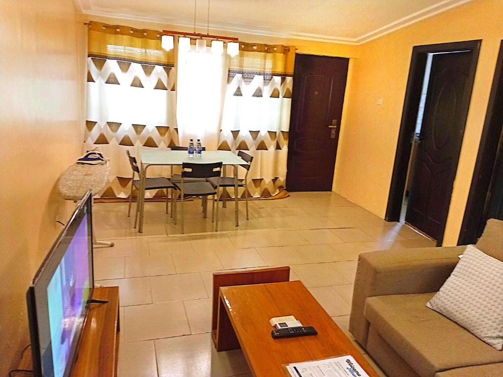 TV a/nebo společenská místnost v ubytování Two bedrooms Bungalow