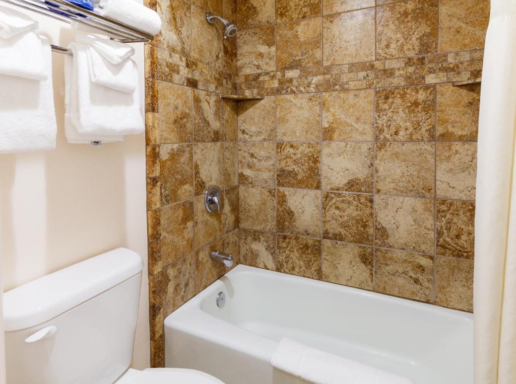 Koupelna v ubytování 49'er Inn & Suites