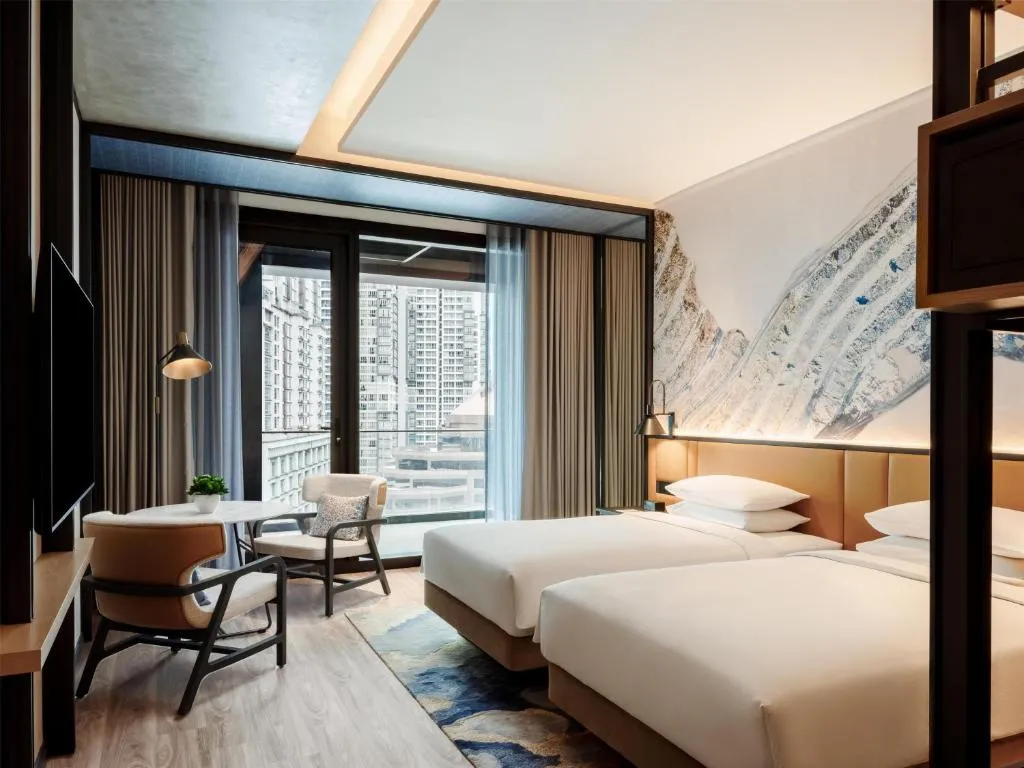 Twin Room with Two Twin Beds and Balcony