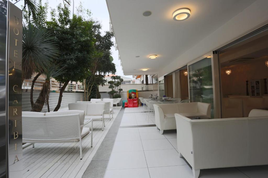 Posedenie v ubytovaní Hotel Caribia Pinarella