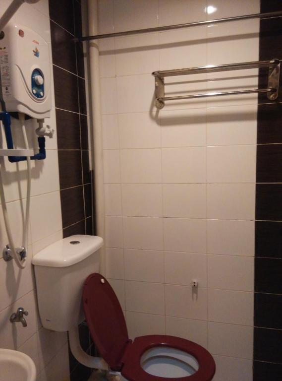 Koupelna v ubytování Hotel Traveller