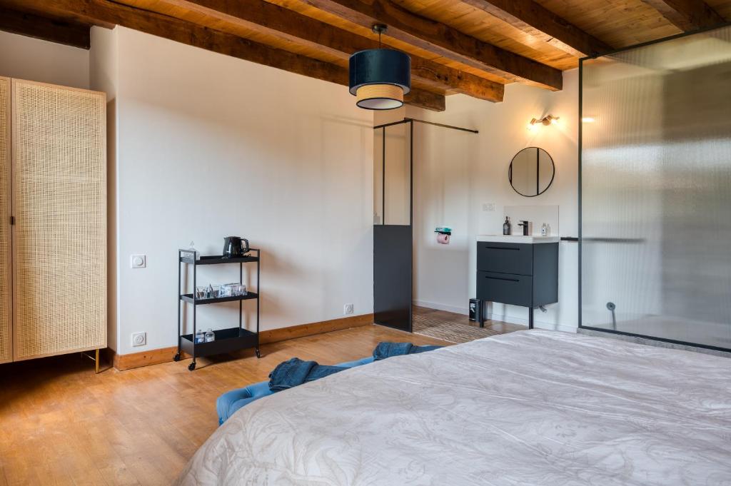 Chambres d'hôtes Le tour du Lot - Double Room With Private Bathroom