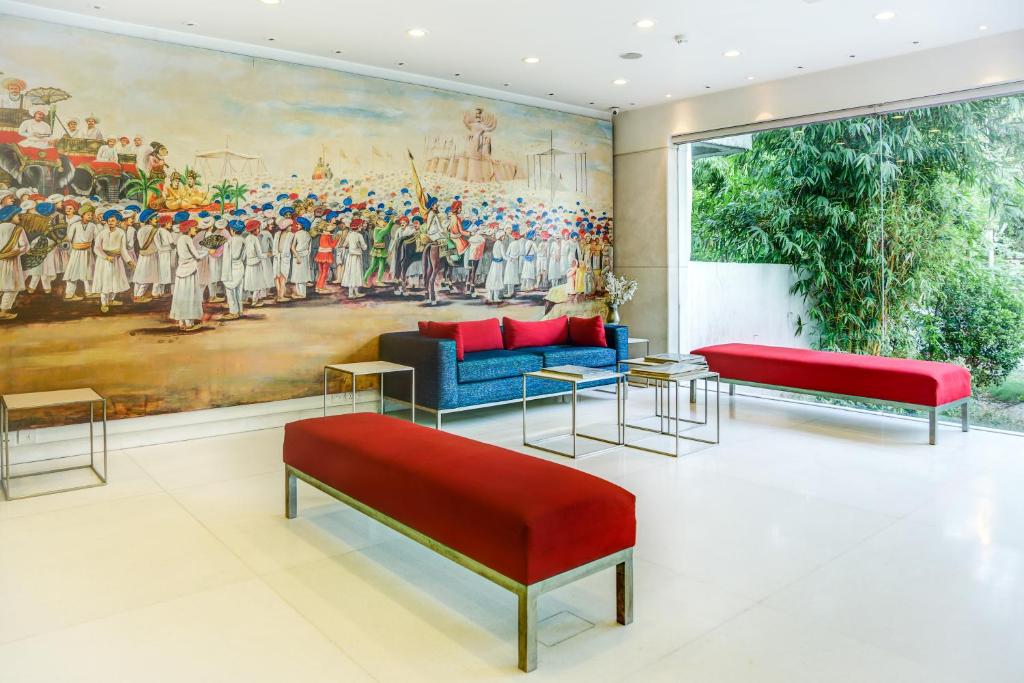 Posezení v ubytování Amber Inn by Orion Hotels