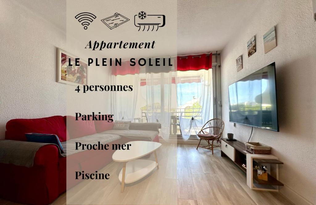 107 - Le Plein Soleil - 5 pers - Parking - Piscine
