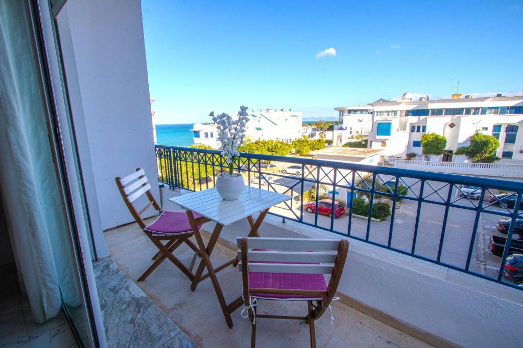 En balkon eller terrasse på S15 Latitude Palace - un cocon face à la mer