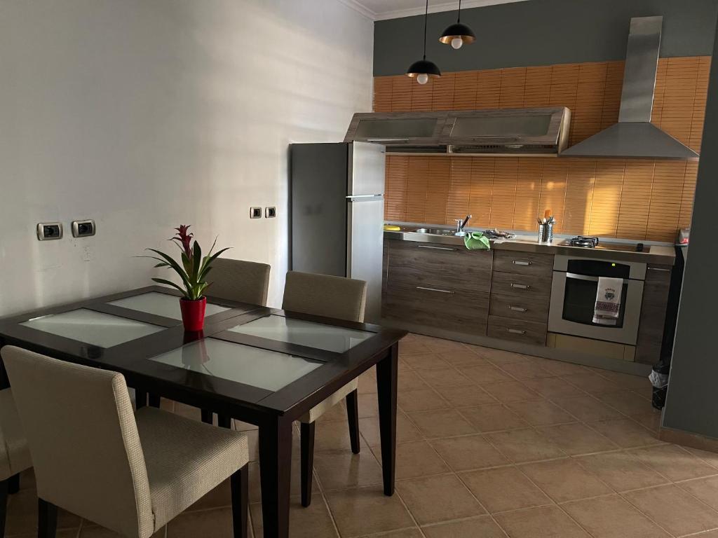 Η κουζίνα ή μικρή κουζίνα στο Maya's home Tirana