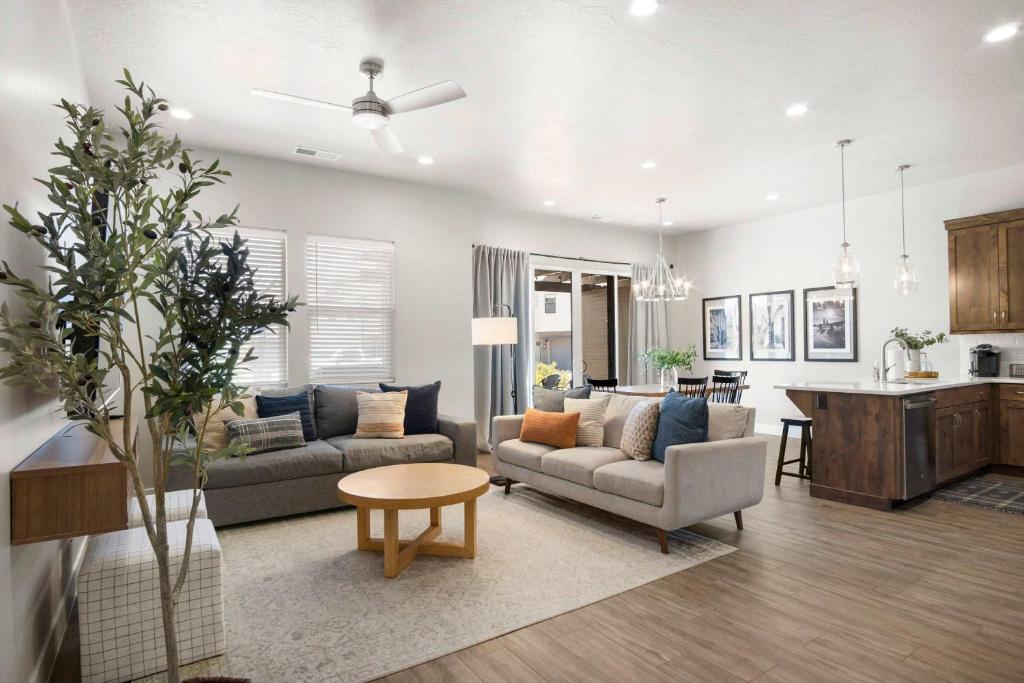 Kuchyň nebo kuchyňský kout v ubytování Coral Paradise - Community Pool