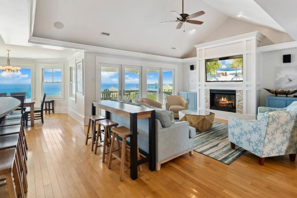 TV a/nebo společenská místnost v ubytování 6204 - Seaside Oasis