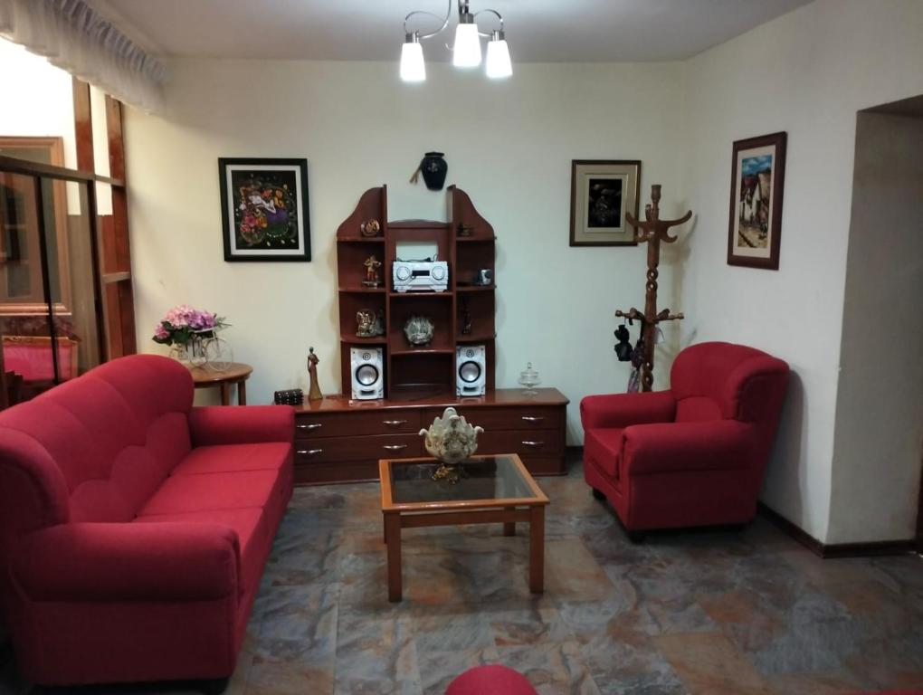 Et opholdsområde på La Casa de Lily