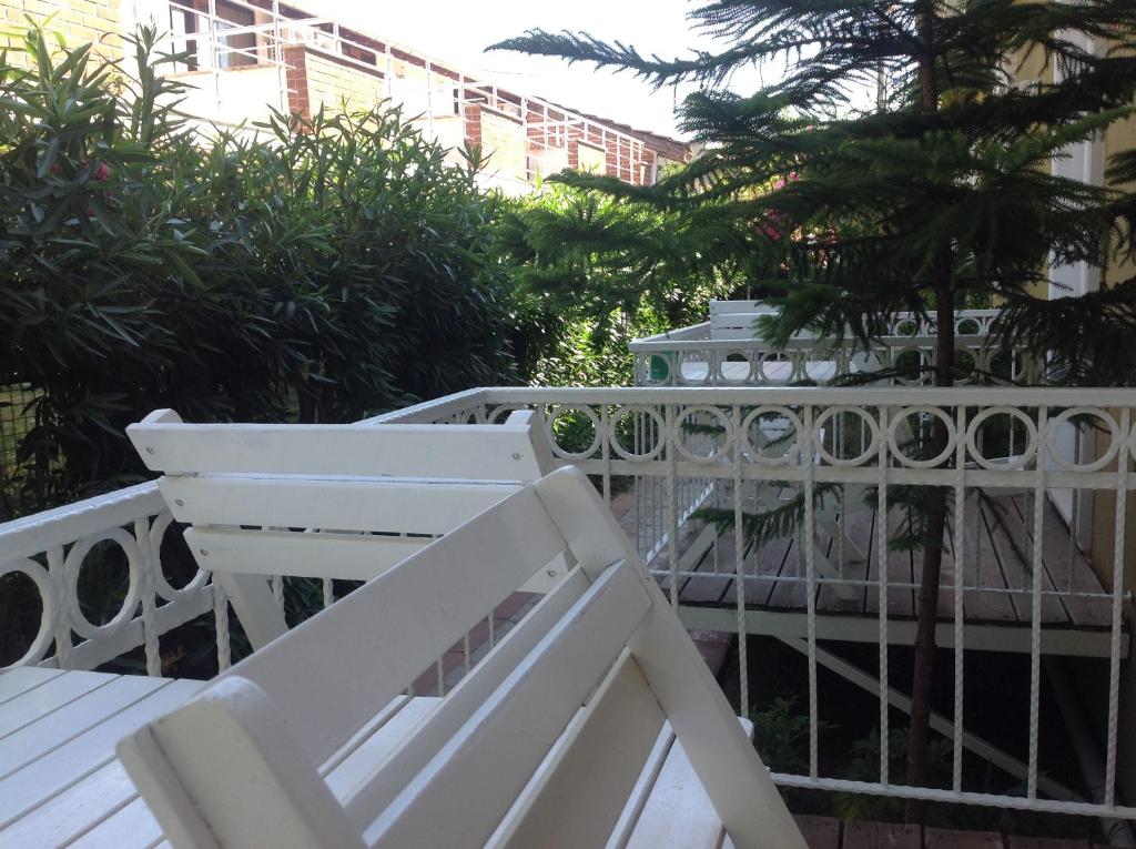 Balkón nebo terasa v ubytování Berg Hotel