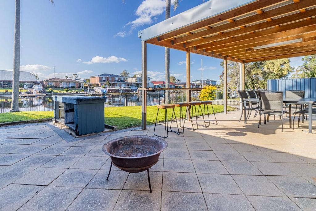 Patio nebo venkovní prostory v ubytování Waterfront on Cater