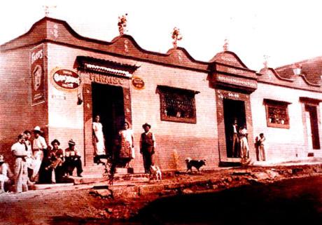 people standing in front of a building at Hotel Azucenas in Oaxaca City