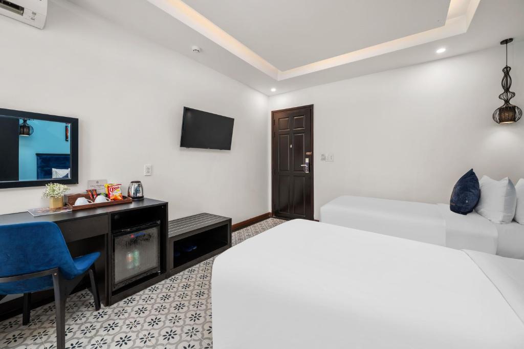 Royal Mansion Boutique Hoi An - Quarto Twin Superior Com Vista Cidade