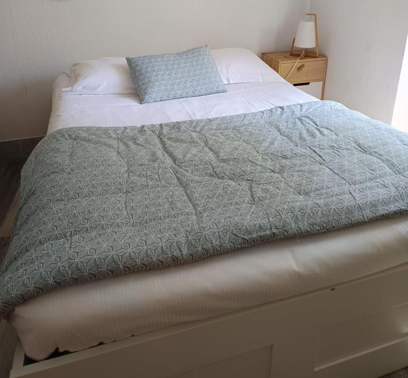 Postel nebo postele na pokoji v ubytování Studio "Je me pose" - centre ville historique