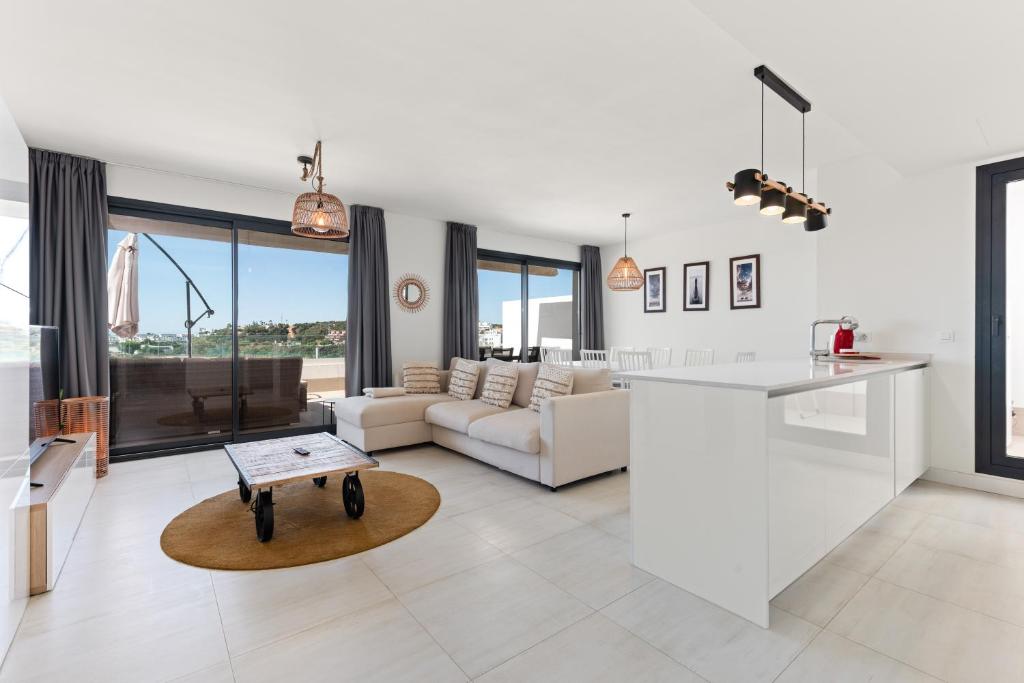 Penthouse moderne et cosy pour vos vacances accessible à pied depuis la plage