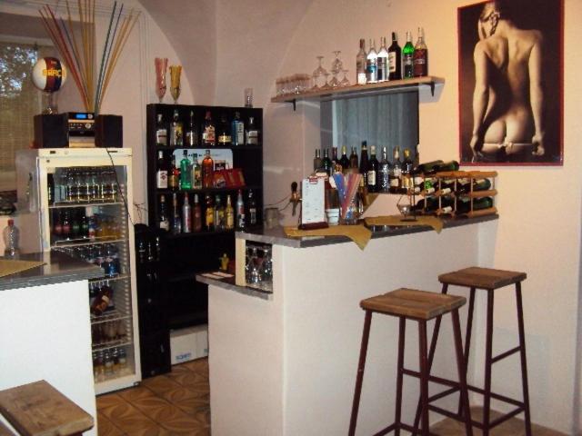 Lounge nebo bar v ubytování Penzion Tomy Pihlov
