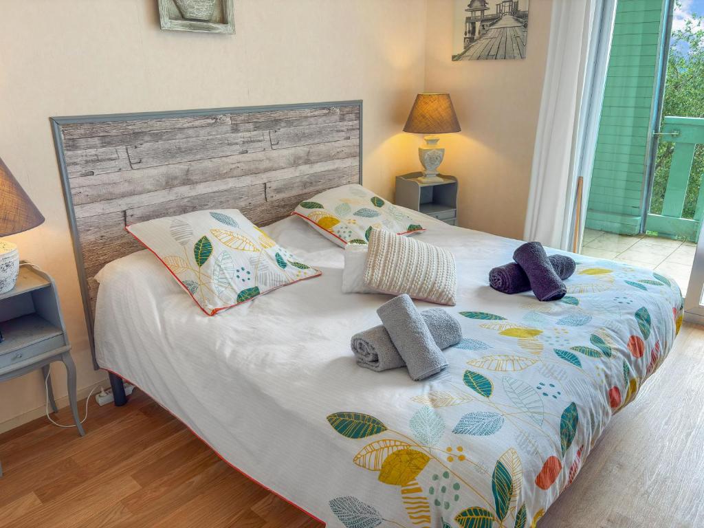 Postel nebo postele na pokoji v ubytování Appartement idéal pour curiste
