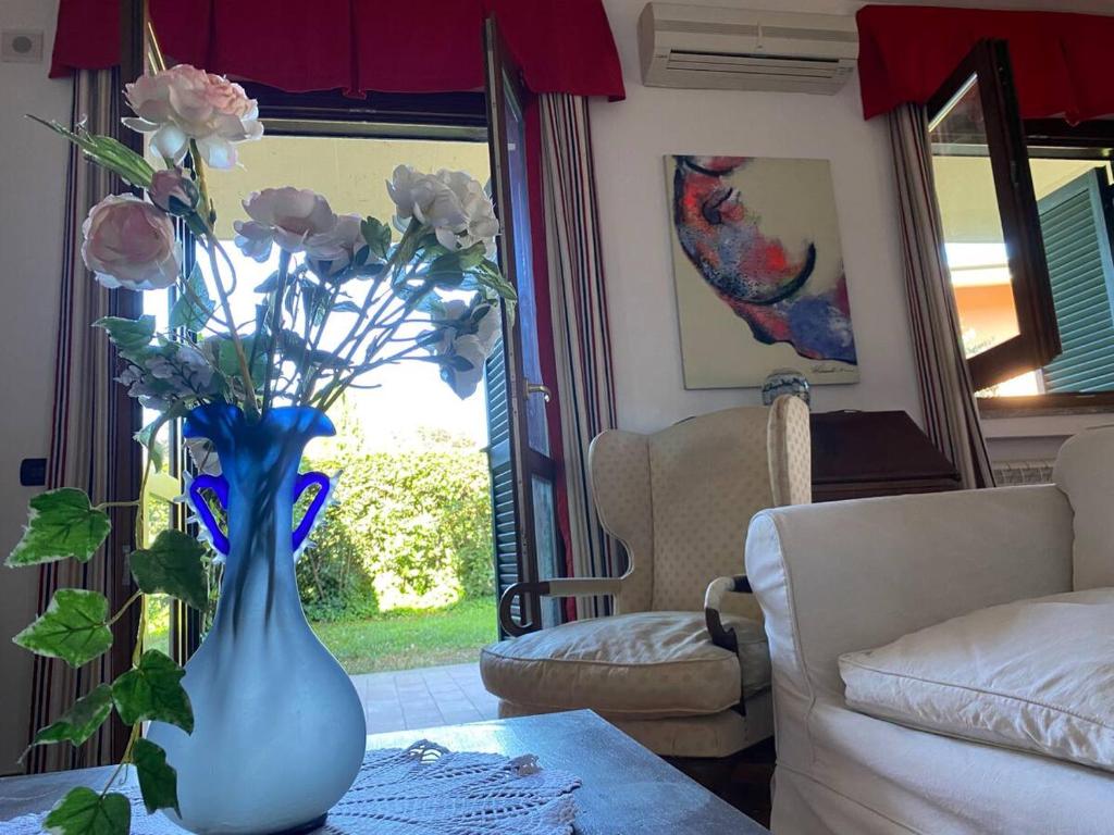 Χώρος καθιστικού στο Monterosi Guest House & Golf