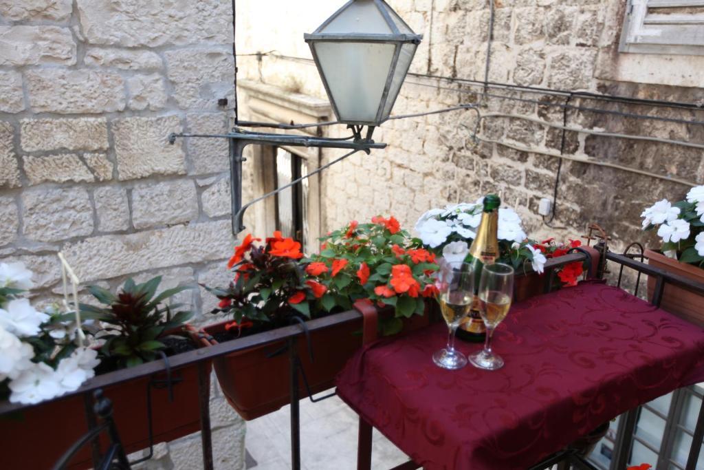 Balkón alebo terasa v ubytovaní Tragurium & Salona Apartments