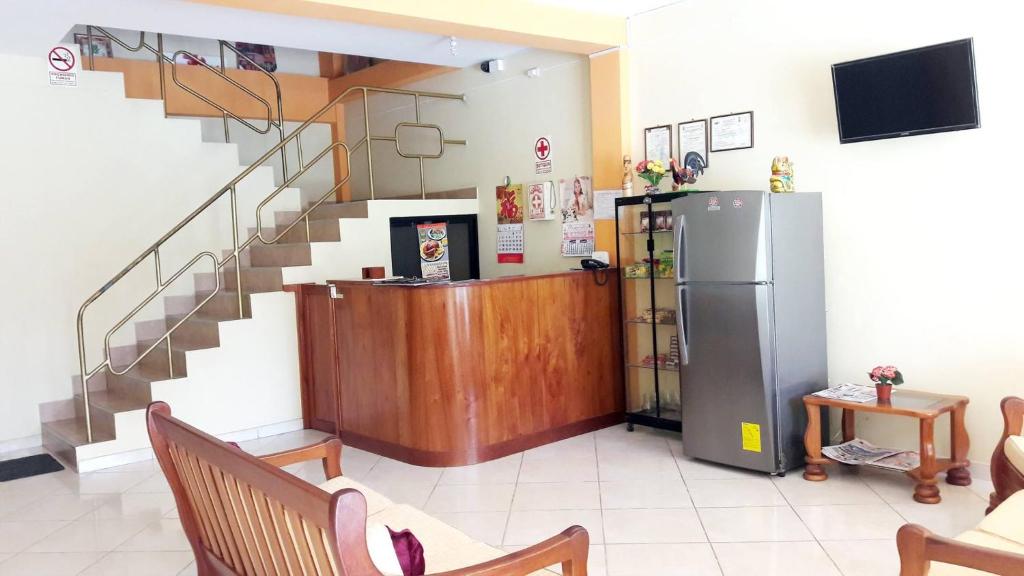 Køkken eller tekøkken på Hospedaje Momentos