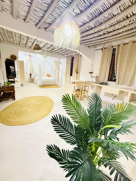 Χώρος καθιστικού στο Peace and Love Villa