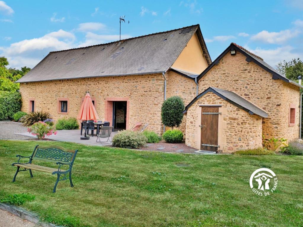 Bygningen som feriehuset ligger i