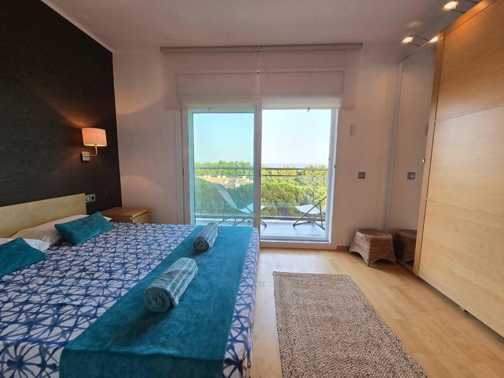 Katil atau katil-katil dalam bilik di Aquamarina Apt Seaviews 1' beach Family
