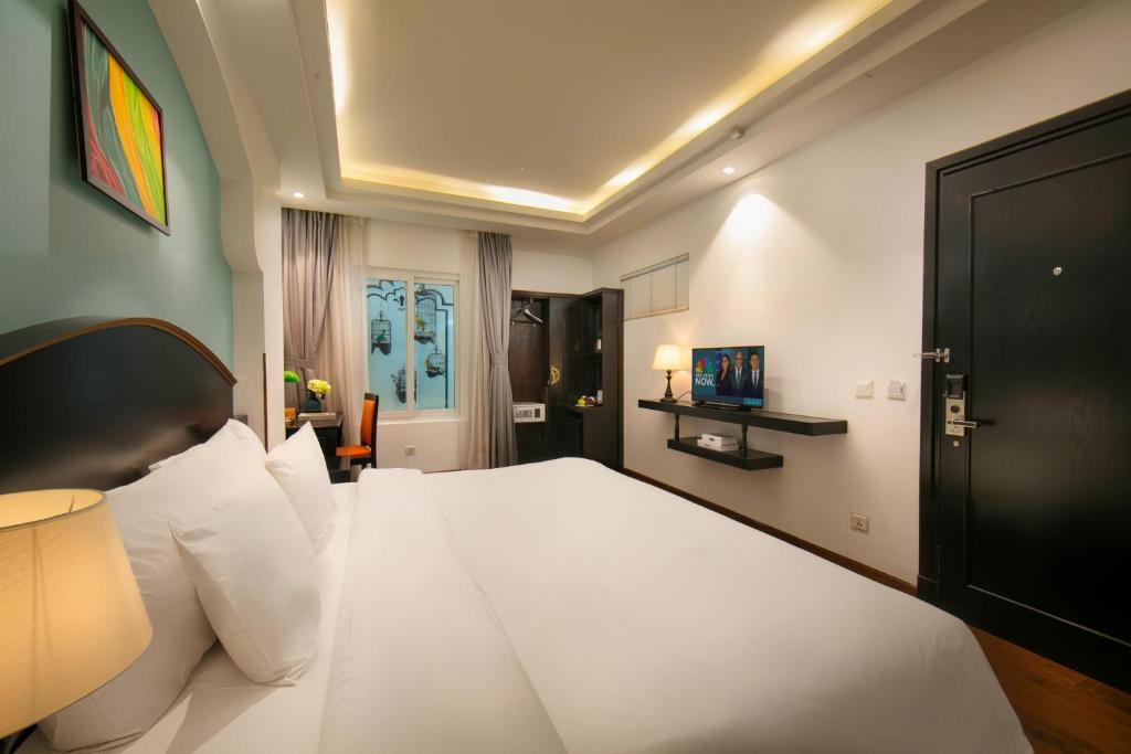 Phòng Deluxe Giường Đôi/2 Giường Đơn Với Cửa Sổ Bên Trong