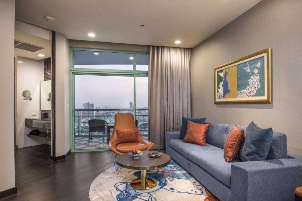 Chatrium Hotel Riverside Bangkok - Suite Club 1 Chambre Lit King-Size - Vue Sur Ville
