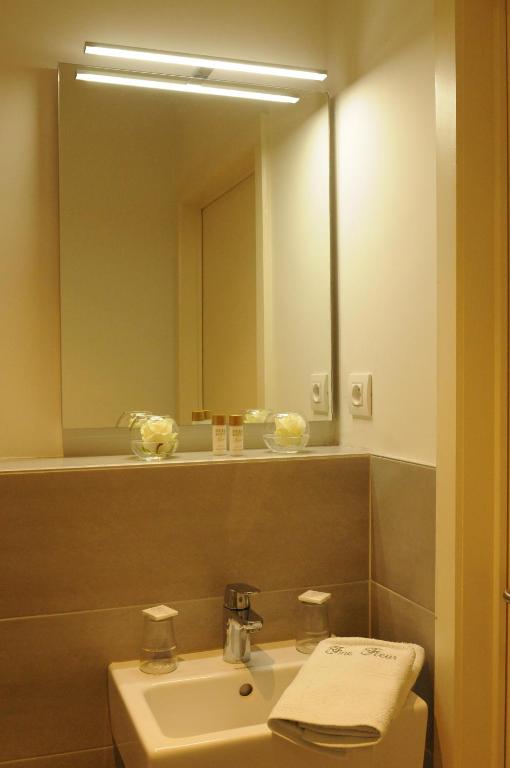 Koupelna v ubytování B&B Fine Fleur