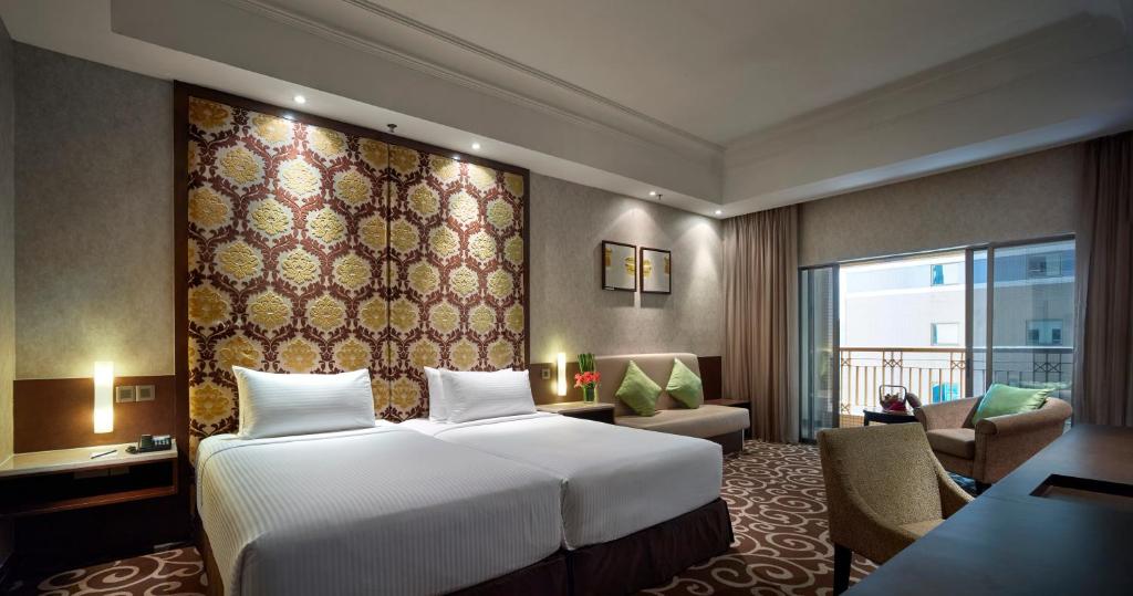 Katil atau katil-katil dalam bilik di Sunway Putra Hotel Kuala Lumpur