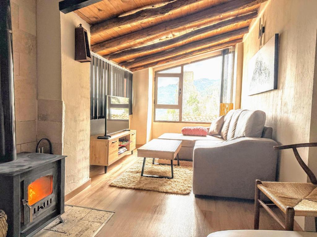 Posezení v ubytování Casa Shanti
