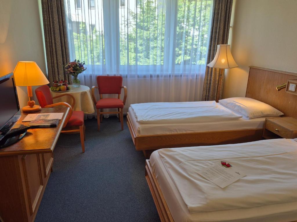 Panorama Hotel Oberwiesenthal im Erzgebirge - Chambre Lits Jumeaux