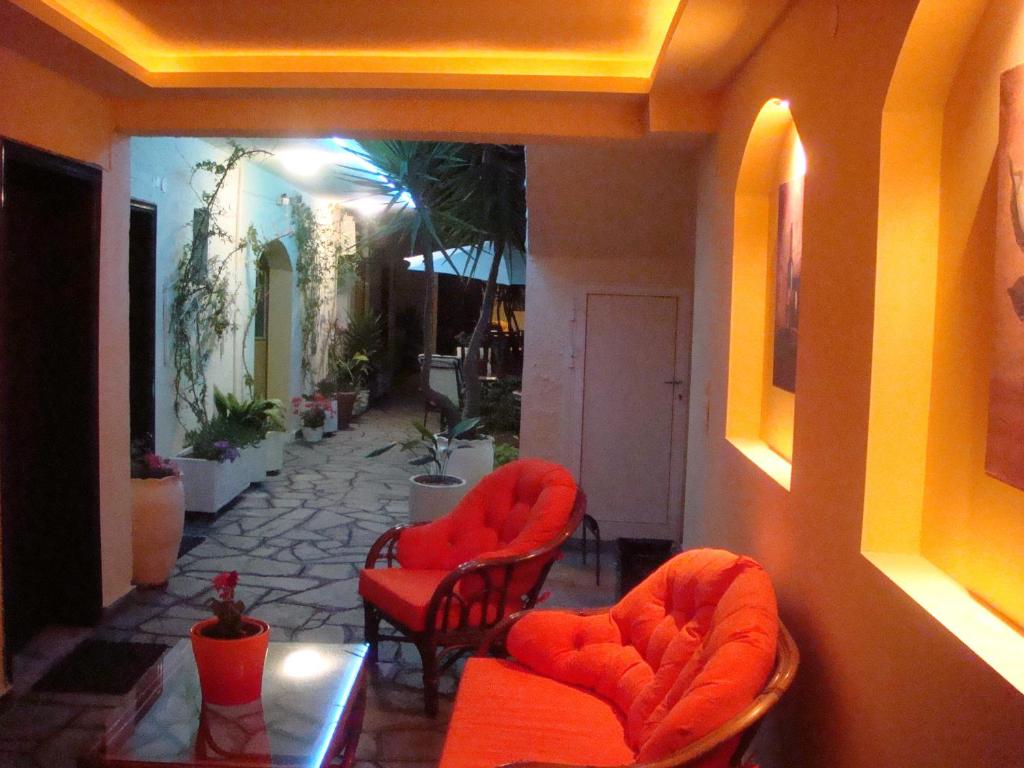 Posezení v ubytování Hotel Petunia